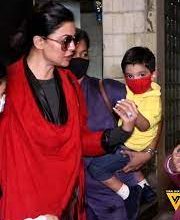 Photo of एक्ट्रेस सुष्मिता सेन ने नहीं लिया बेटे को गोद ये रही फोटो के पीछे की सच्चाई